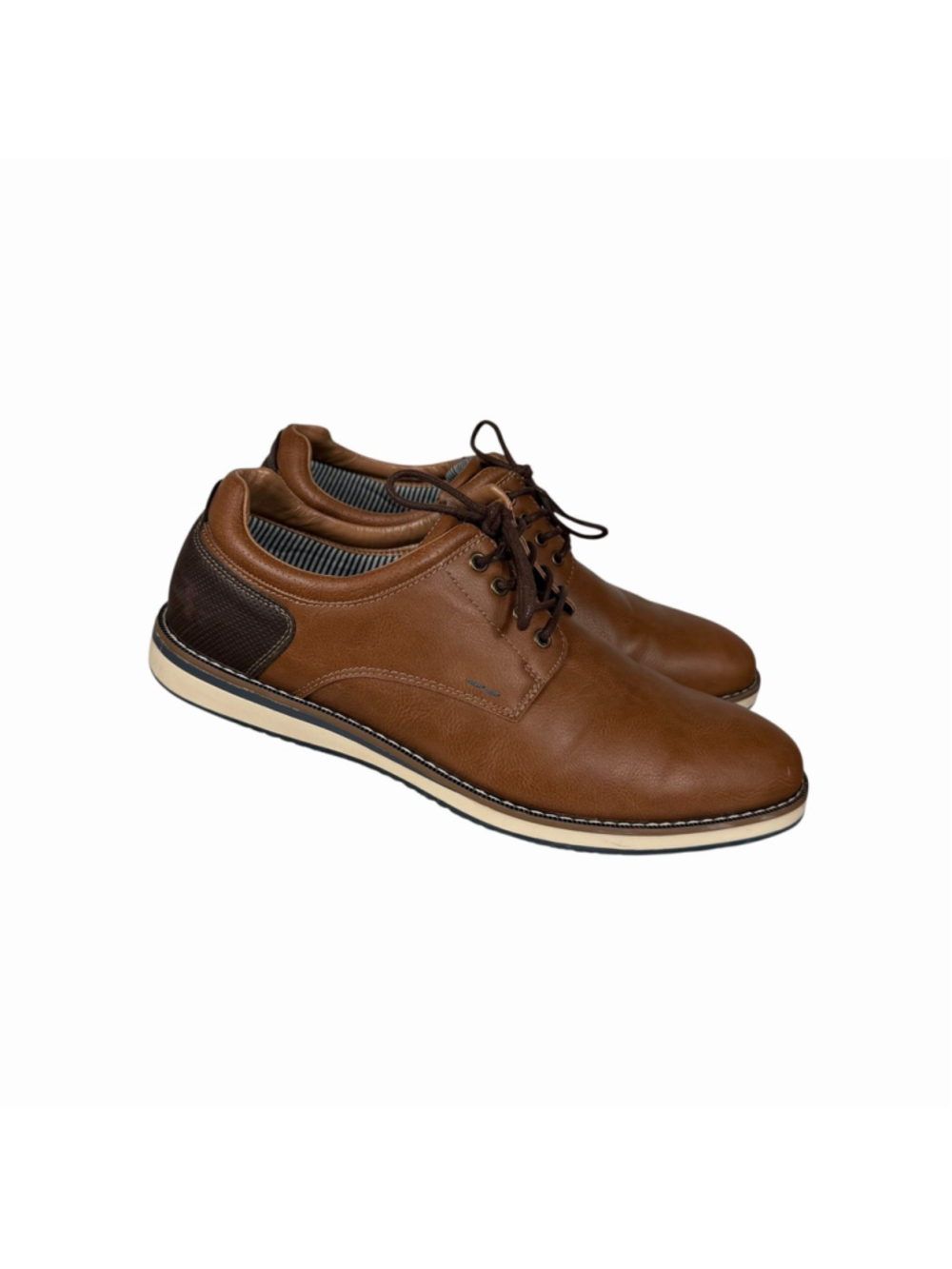 Nunn Bush Men's Comfort Gel Hyde II Oxford Dress Shoe Brown Size 10 M